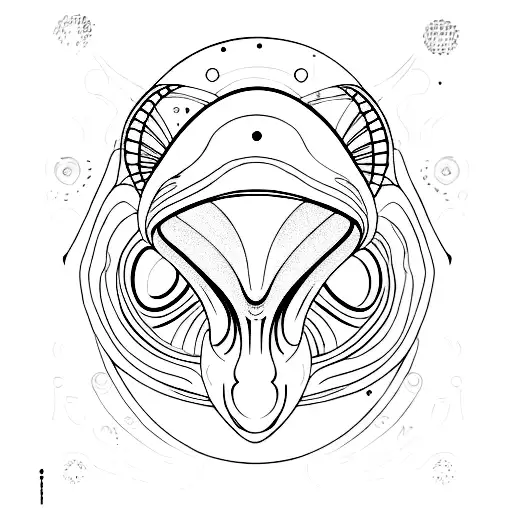 alien superstar tattoo design idea