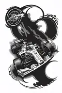 formula 1 car tattoo design idea