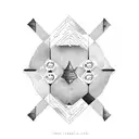 A life bar graph with each section representing a different sport tattoo design idea