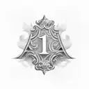February 11 2024 in Roman numerals tattoo design idea