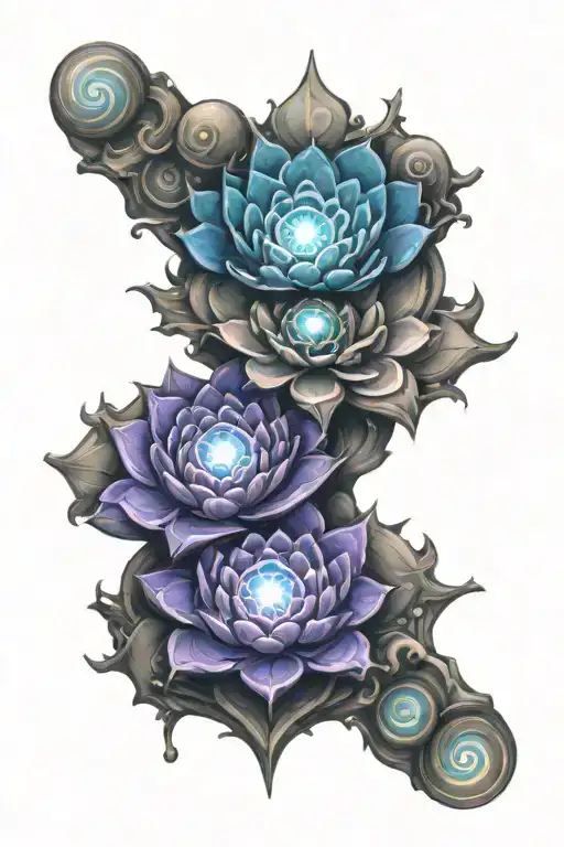 Chakra tattoo design idea