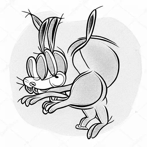 bugs bunny tattoo design idea