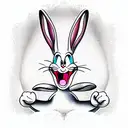 bugs bunny tattoo design idea