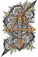 Arrow tattoo design idea