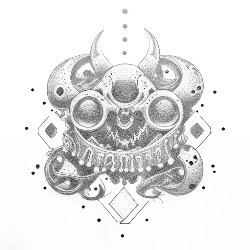 1of1 tattoo design idea