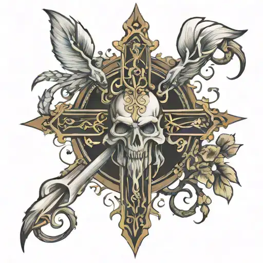 INRI tattoo design idea