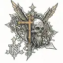 INRI tattoo design idea