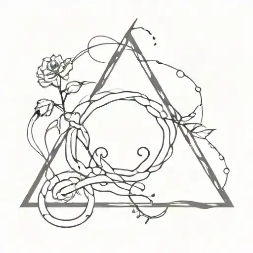 arsenic symbol alchemy tattoo design idea
