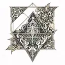 alchemy arsenic tattoo design idea