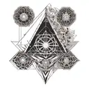 alchemy arsenic tattoo design idea