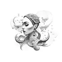 Arete tattoo design idea