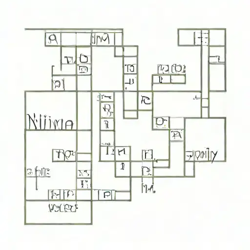 crossword with names of my family:Seth, ethel, nina, vera, glenn, tracy  tattoo design idea