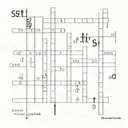 crossword with names of my family:Seth, ethel, nina, vera, glenn, tracy  tattoo design idea