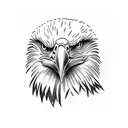 bald eagle tattoo design idea