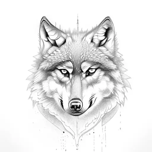 wolf sigma tattoo design idea