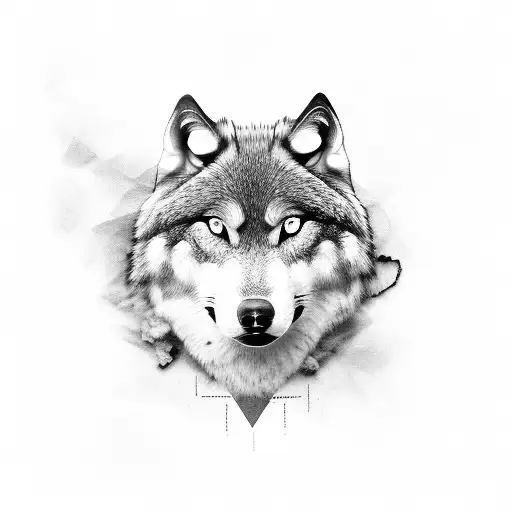 sigma wolf tattoo design idea