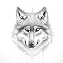 wolf sigma tattoo design idea