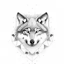 wolf sigma tattoo design idea
