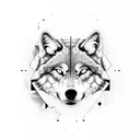 sigma wolf tattoo design idea