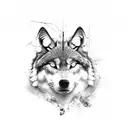 sigma wolf tattoo design idea