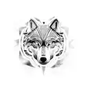 sigma wolf tattoo design idea