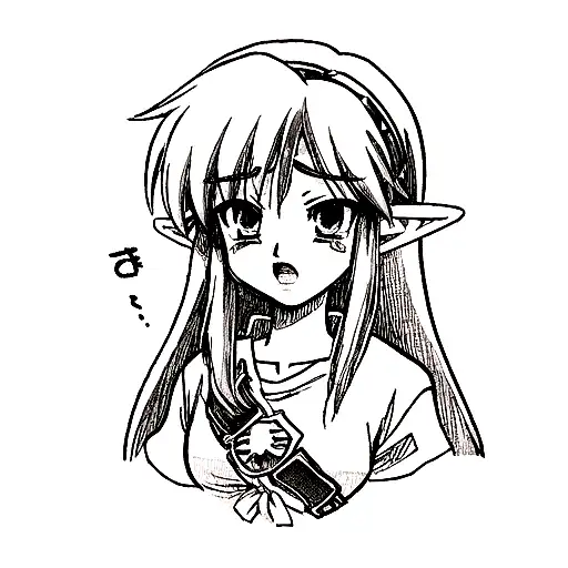 the legend of zelda tears of the kingdom tattoo design idea