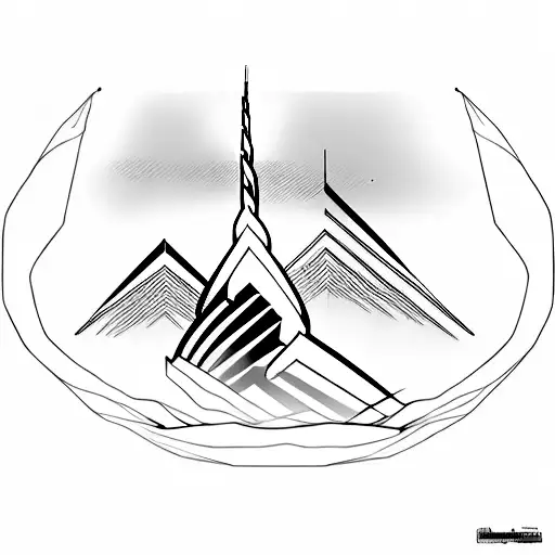 Burj Khalifa 8 years March 2015 tattoo design idea