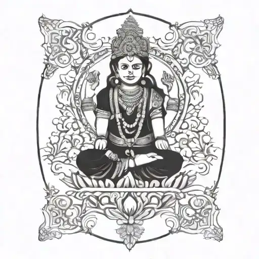 devi bhawan tattoo design idea