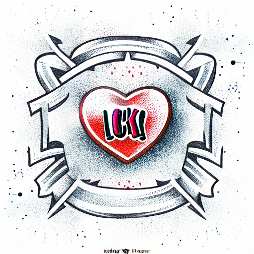 luck tattoo design idea