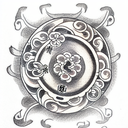 luck tattoo design idea