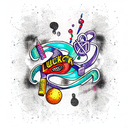 luck tattoo design idea