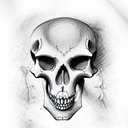 skeleton tattoo design idea