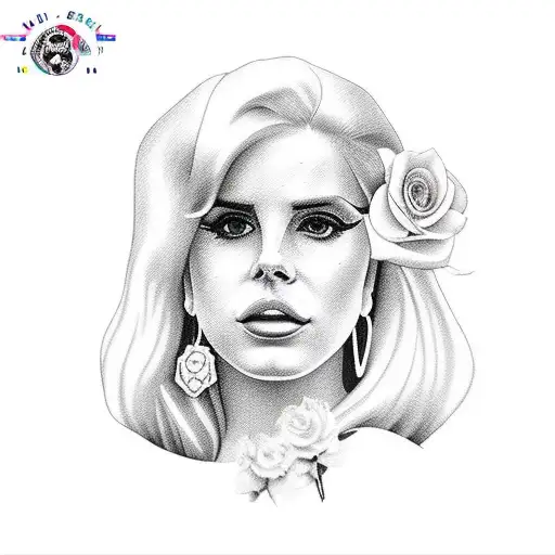 Lana del rey tattoo design idea