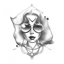 Lana del rey tattoo design idea