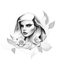 Lana del rey tattoo design idea