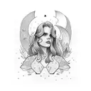 Lana del rey tattoo design idea