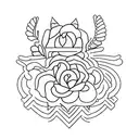 working on my self in progress tattoo design idea