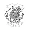 working on my self in progress tattoo design idea