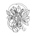 working on my self in progress tattoo design idea