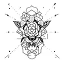 working on my self in progress tattoo design idea