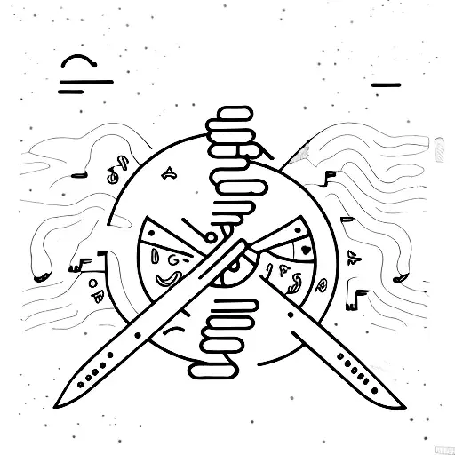 semi colon safety pin tattoo design idea