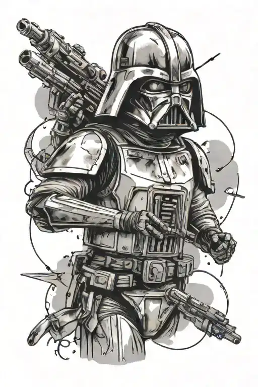 star wars tattoo design idea