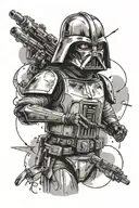 star wars tattoo design idea