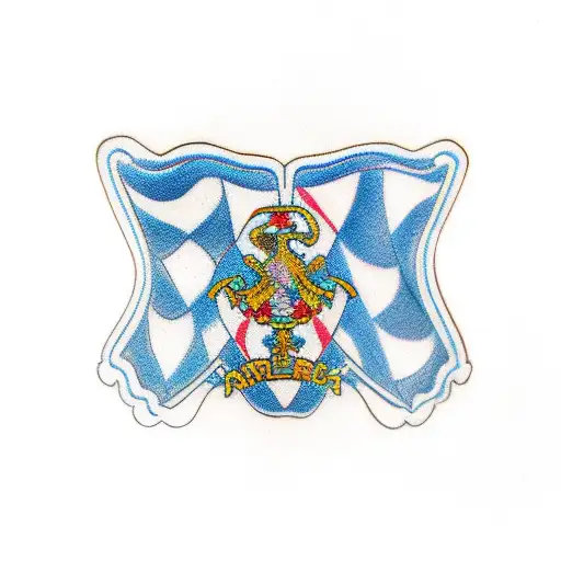 argentina flag tattoo design idea