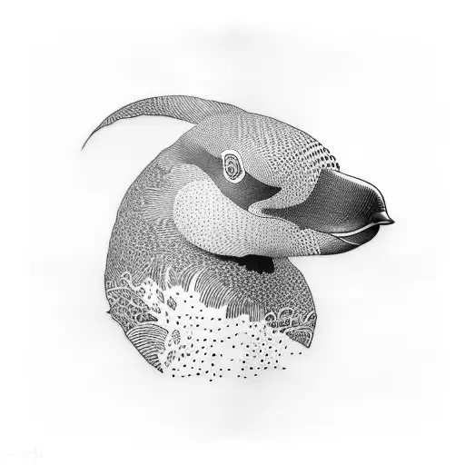 loon tattoo design idea