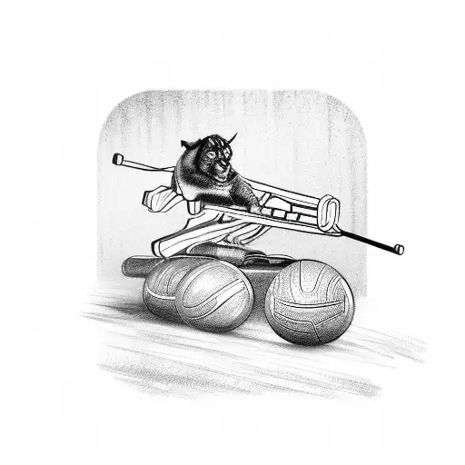 luge sled,bartender,voleyball tattoo design idea