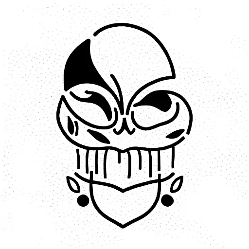 Memento mori and amor fati tattoo design idea