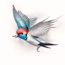 Swallow Bird tattoo design idea