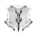 hammer shaped filler tattoo tattoo design idea