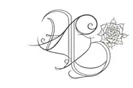 the number 4 4 4 meaning 4 better 4 worse 4 ever. D is the 4th letter in the alphabet1st letter of our name. numbers  tattoo design idea